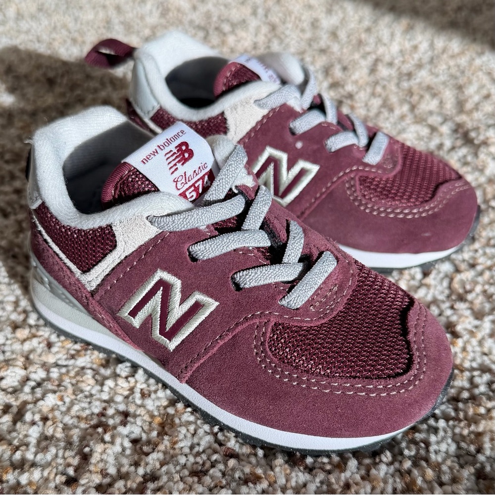 New Balance 574 Core Bungee Sneaker—infant/toddler